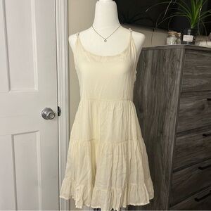 Brandy Melville Cream Mini Dress